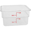 Cambro Container Clear  2Qt For  - Part# 2Sfscw135 2SFSCW135